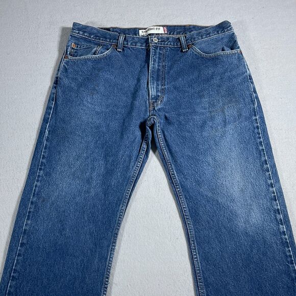 Vtg Levis 505 Jeans Men 38x30 Regular Fit Straight‎ Leg Mid Wash Denim (38x28) - Picture 2 of 12